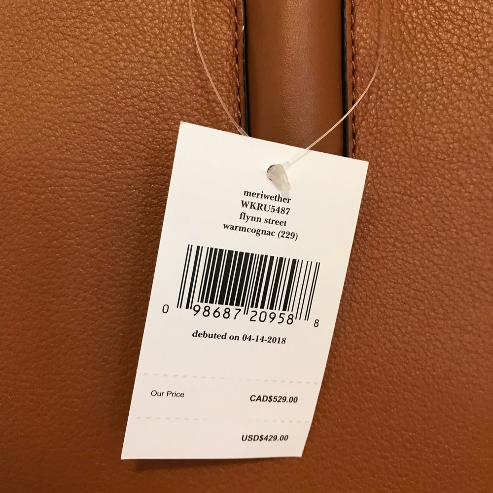 Kate spade meriweather flynn Street cognac satchel - Picture 6 of 8